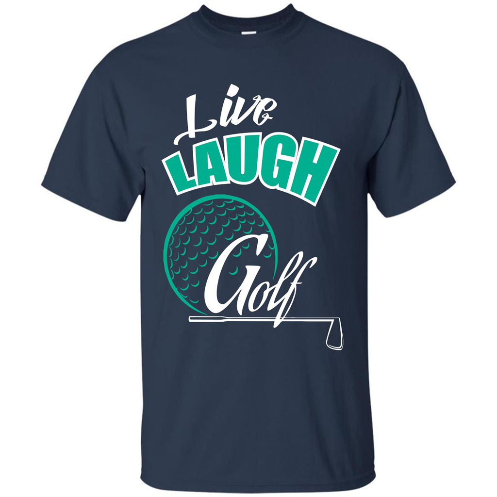 Goft T-shirt Live Laugh Golf Navy