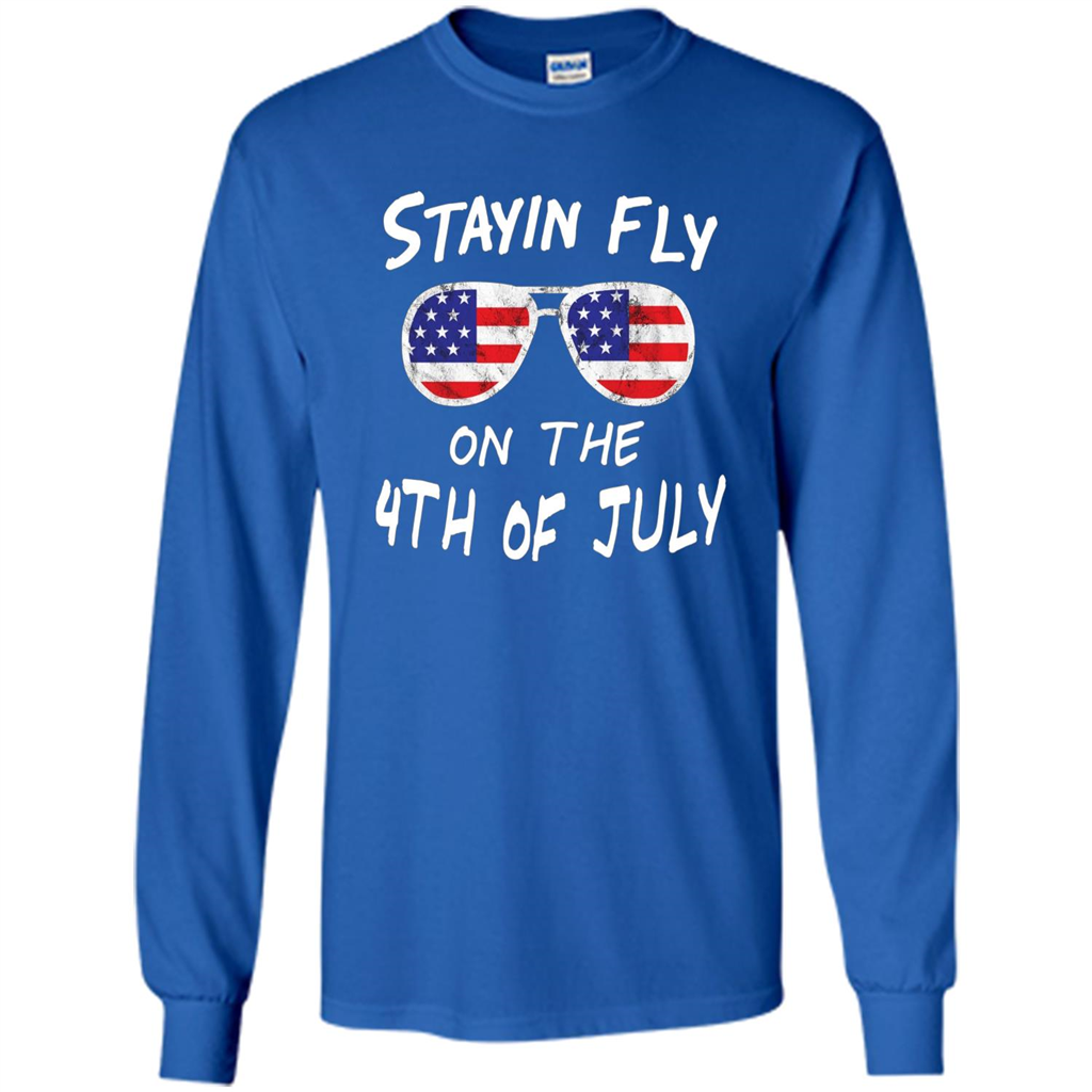 Independence Day T-shirt Stayin Fly On The 4th Of July Royal