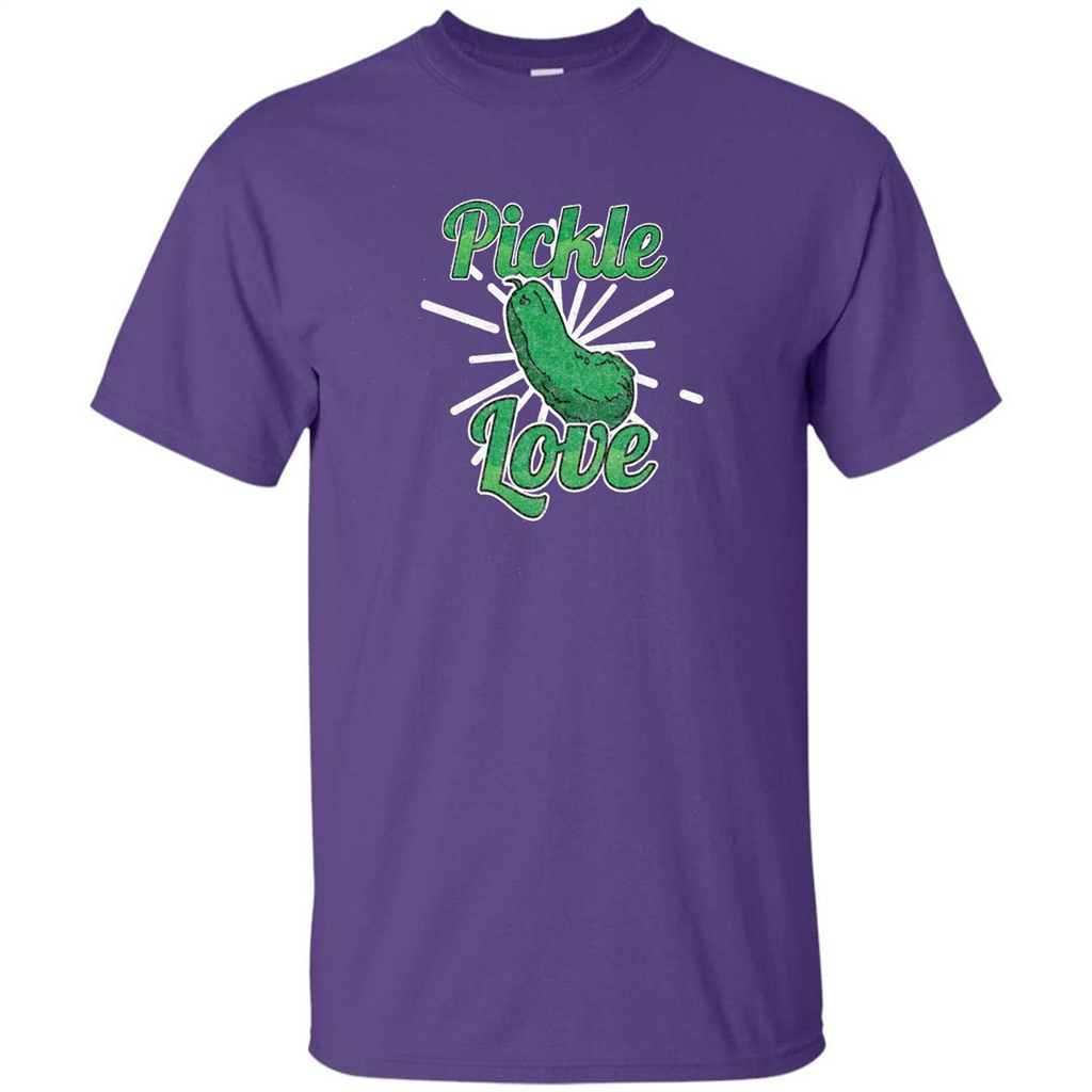 Pickle Love T-shirt Purple