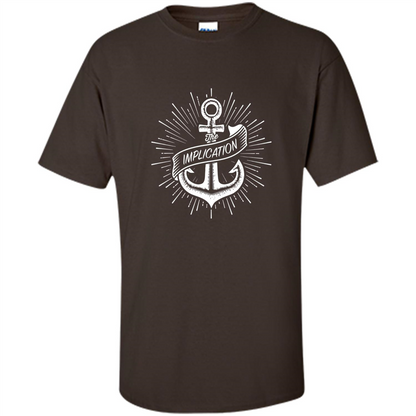 The Implication T-shirt Dark Chocolate