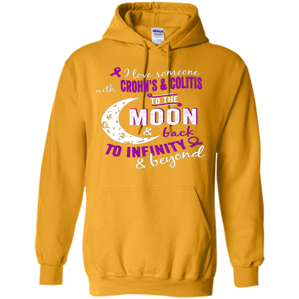Crohn's and Colitis Awareness T-shirt Gold