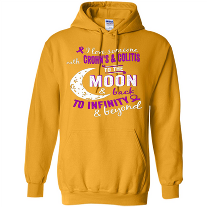 Crohn's and Colitis Awareness T-shirt Gold