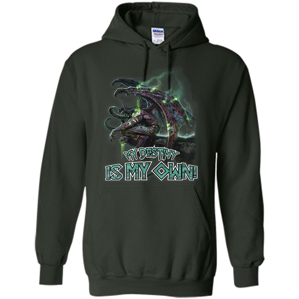 World of Warcraft T-shirt My Destiny Is My Own T-shirt Forest Green
