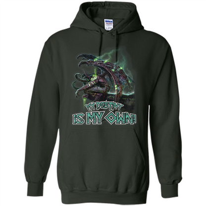 World of Warcraft T-shirt My Destiny Is My Own T-shirt Forest Green