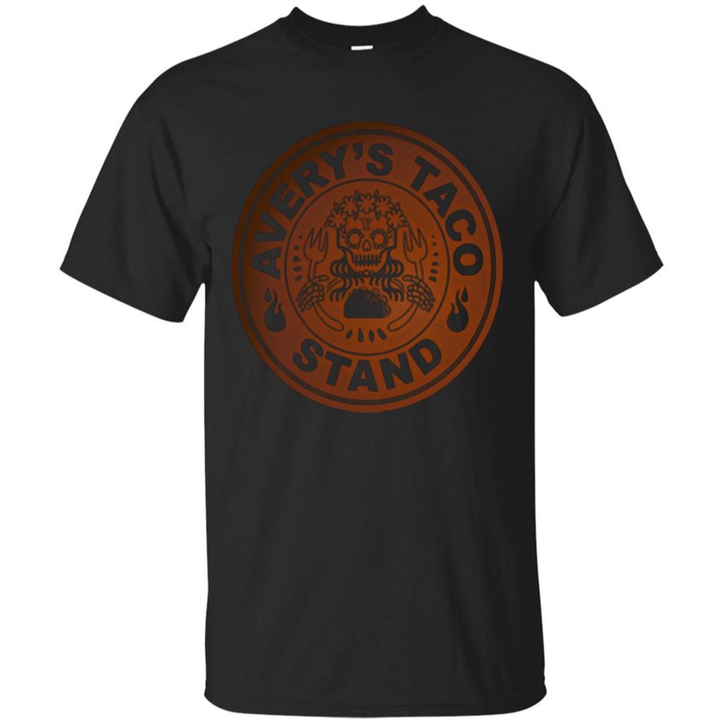 Avery's Taco Stand Bronze T-shirt Black