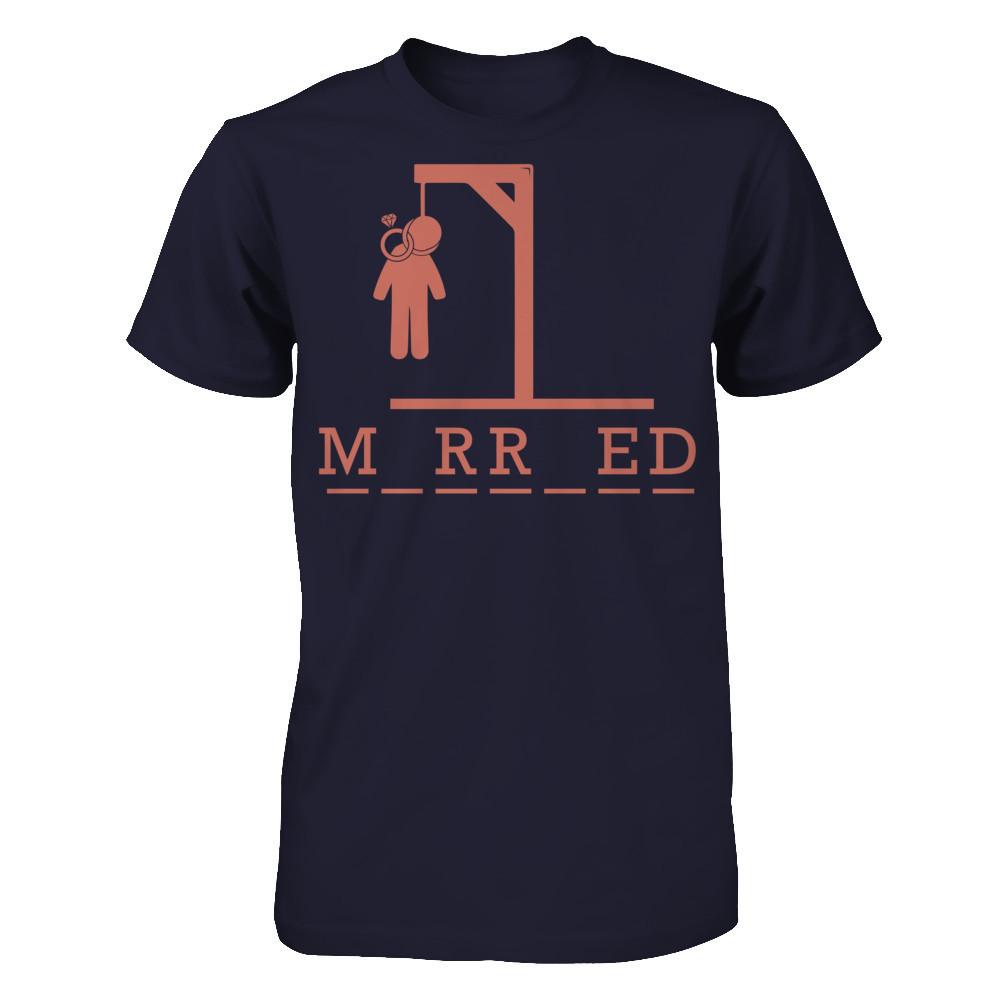MaRRiED Next Level - Unisex Fitted Tee Midnight Navy