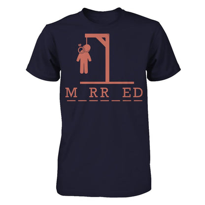 MaRRiED Next Level - Unisex Fitted Tee Midnight Navy