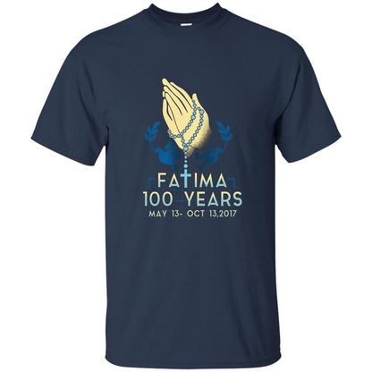 Fatima 100 Years T-shirt Navy