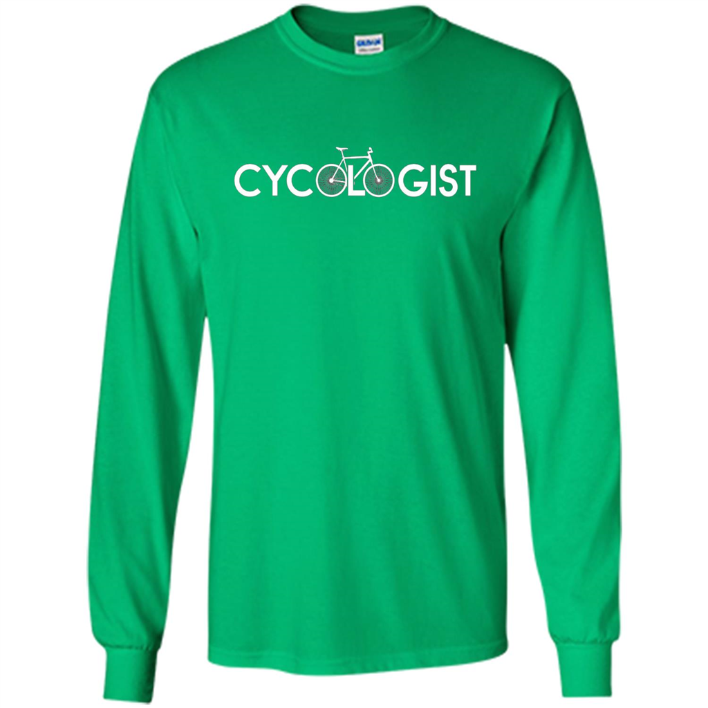 Cycologist T-shirt Cool Gift Shirt For Biker Irish Green