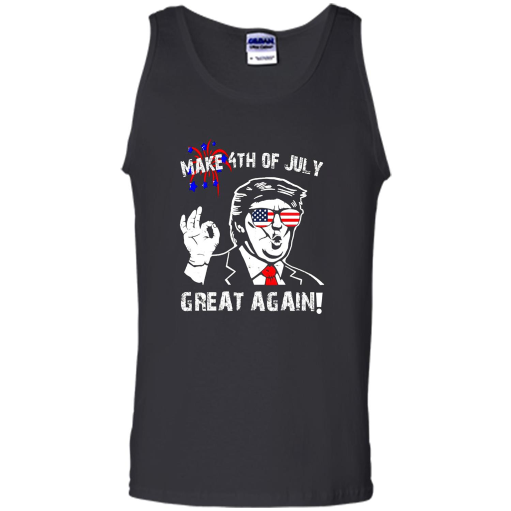 Independen Day T-shirt Donald Trump Make 4th of July Great Again