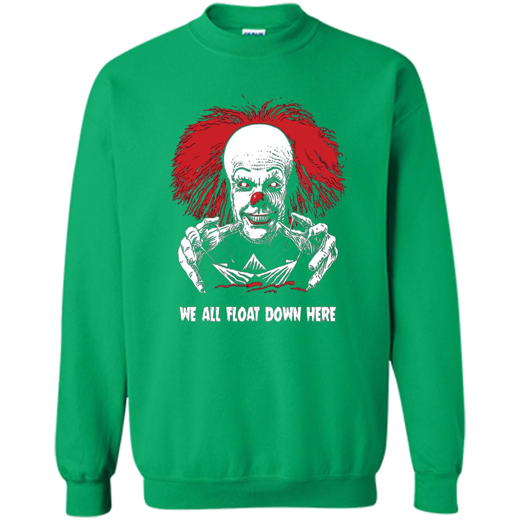 Red Balloon We All Float Down Here T-shirt Horror Halloween T-shirt Irish Green