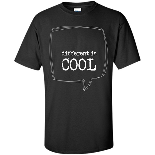 Different Is Cool T-shirt Black