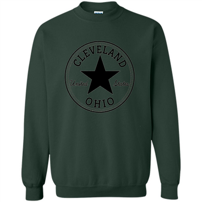 Cleveland Ohio T-shirt United States T-shirt Forest Green