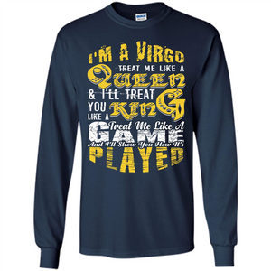 Virgo T-shirt Im A Virgo Treat Me Like A Queen