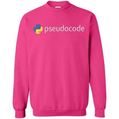Funny Python Programming Pseudocode T-shirt Heliconia