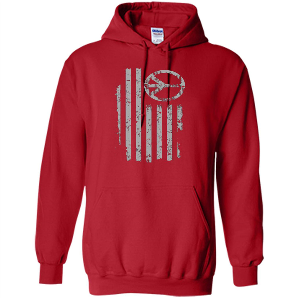 American Peace Flag T-shirt Patriotic Peace Sign Flag Shirt Red