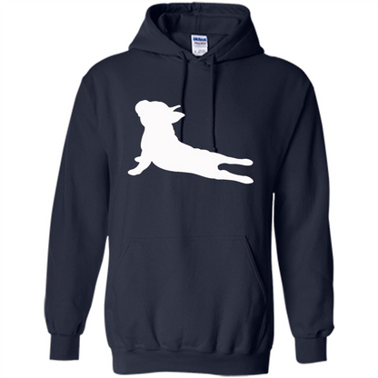 French Bulldog Yoga T-shirt Navy