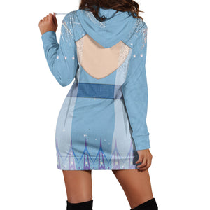 Frozen 2 - Elsa Cosplay 3D Hoodie Dress