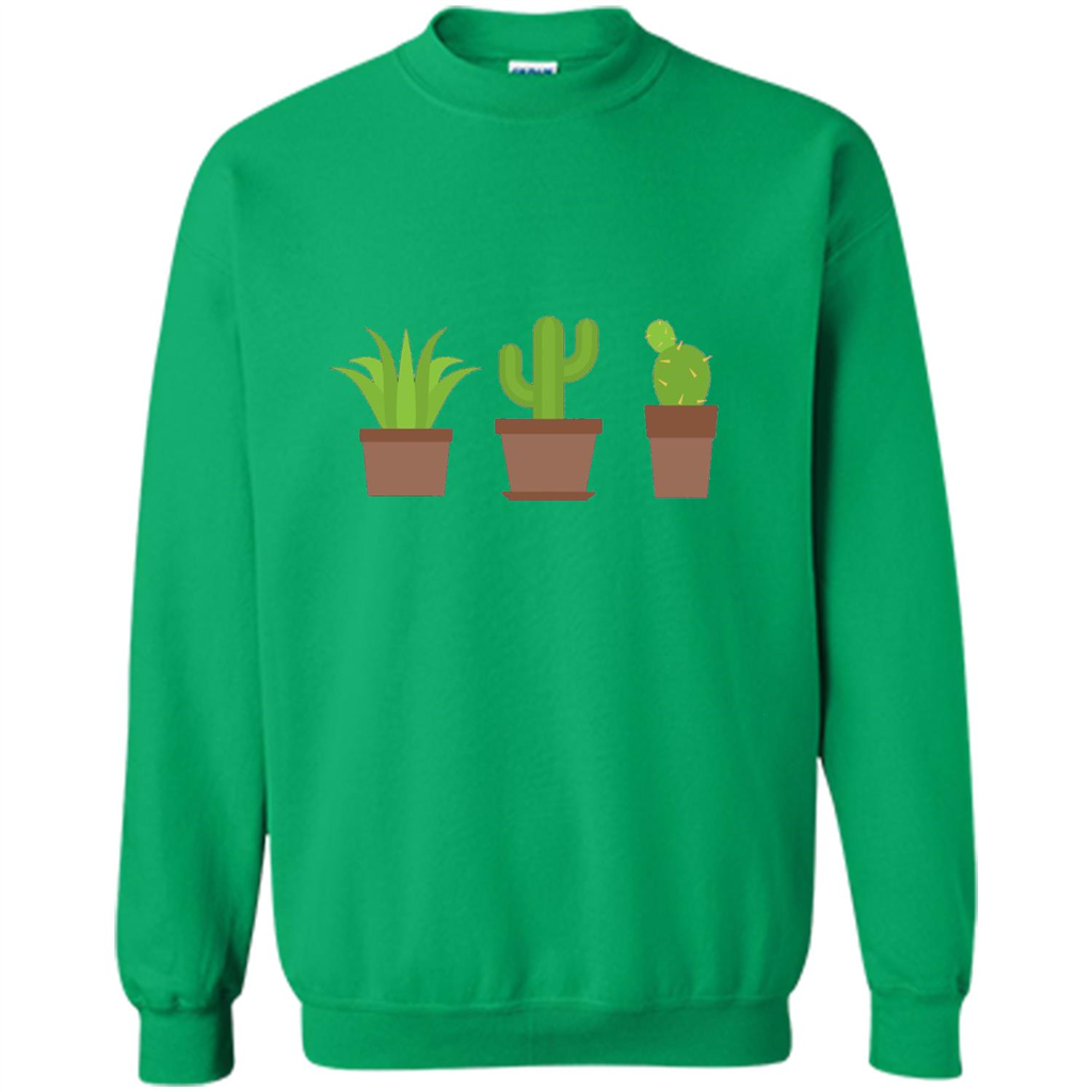 Cactus Plant Pot Succulent T-shirt Irish Green