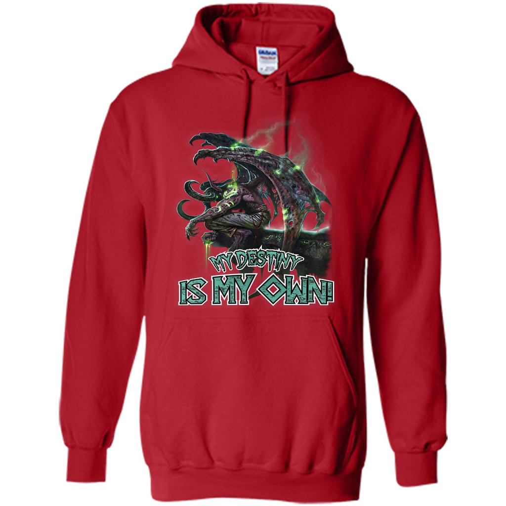 World of Warcraft T-shirt My Destiny Is My Own T-shirt Red