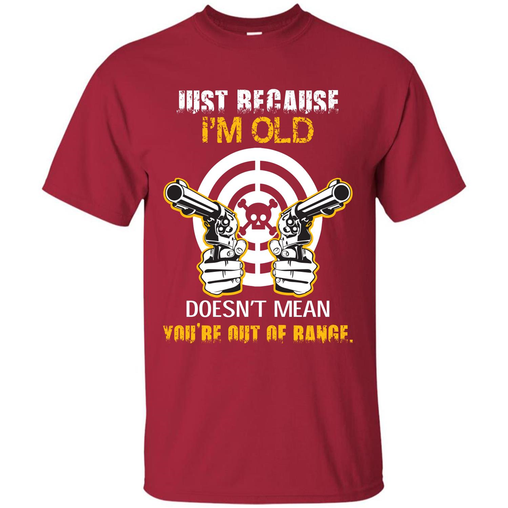 Old Man T-shirt Just Because I’m Old Doesn’t Mean T-shirt Cardinal