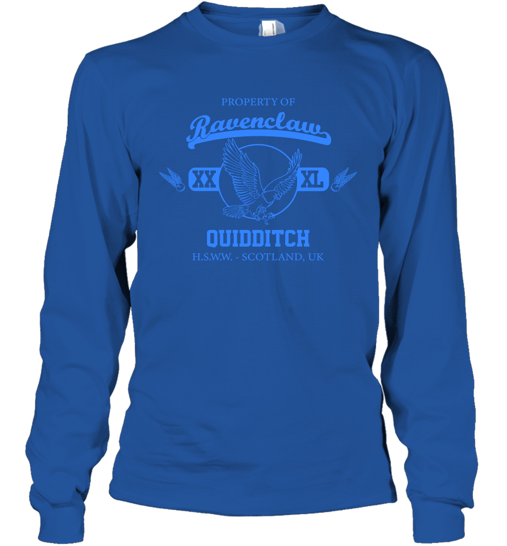 Property Of Ravenclaw Quidditch Harry Potter Long Sleeve T-Shirt