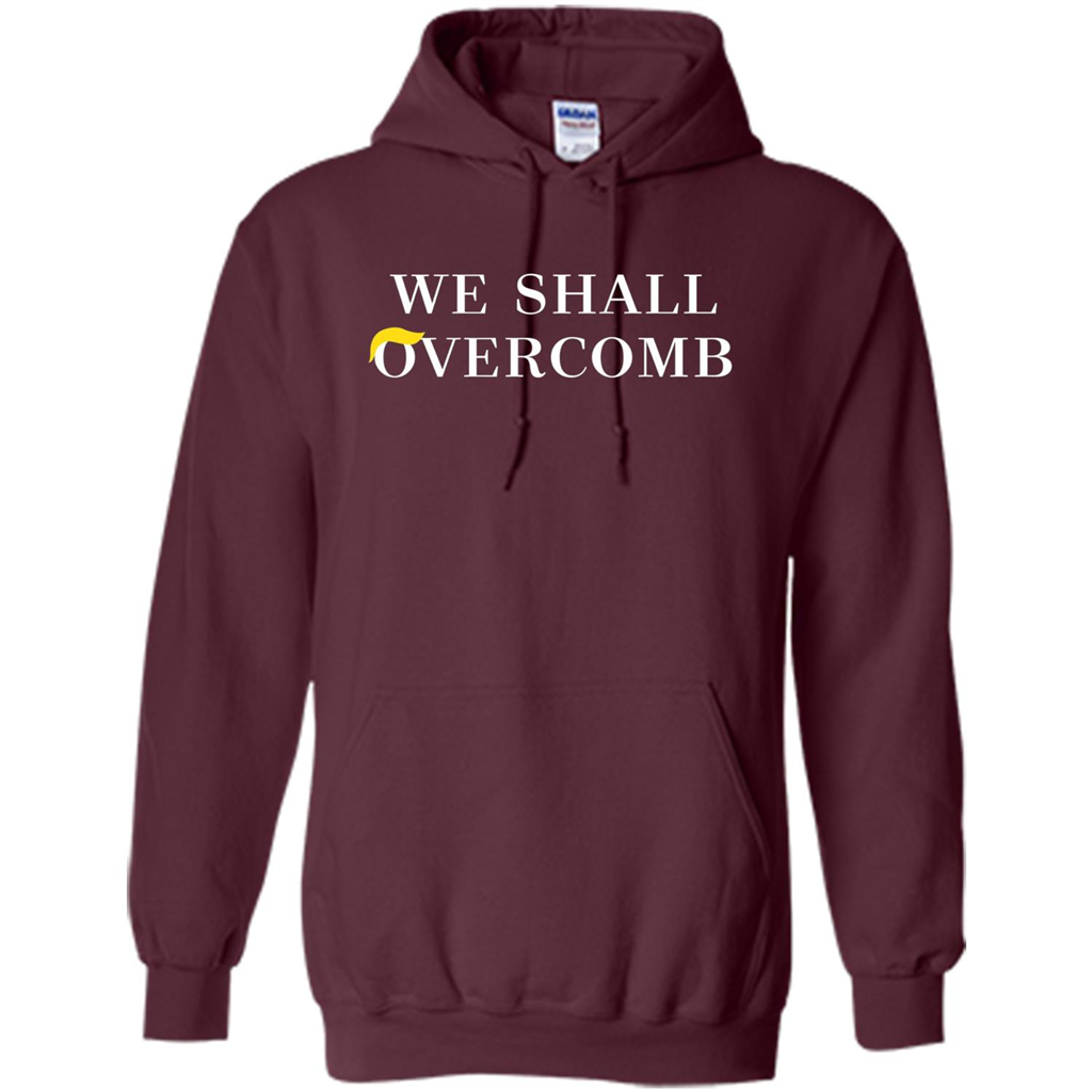 American T-shirt We Shall Overcomb Maroon