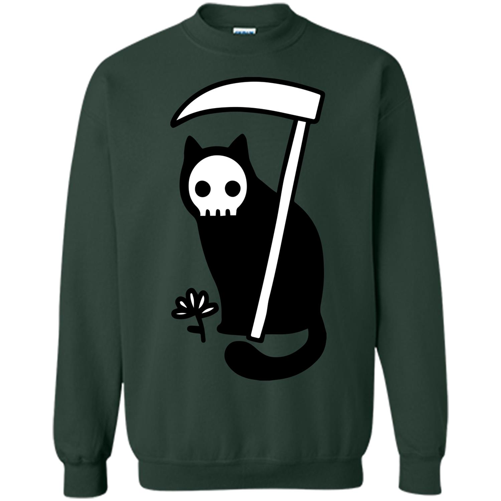 Cat Grimm Reaper T-shirt Forest Green