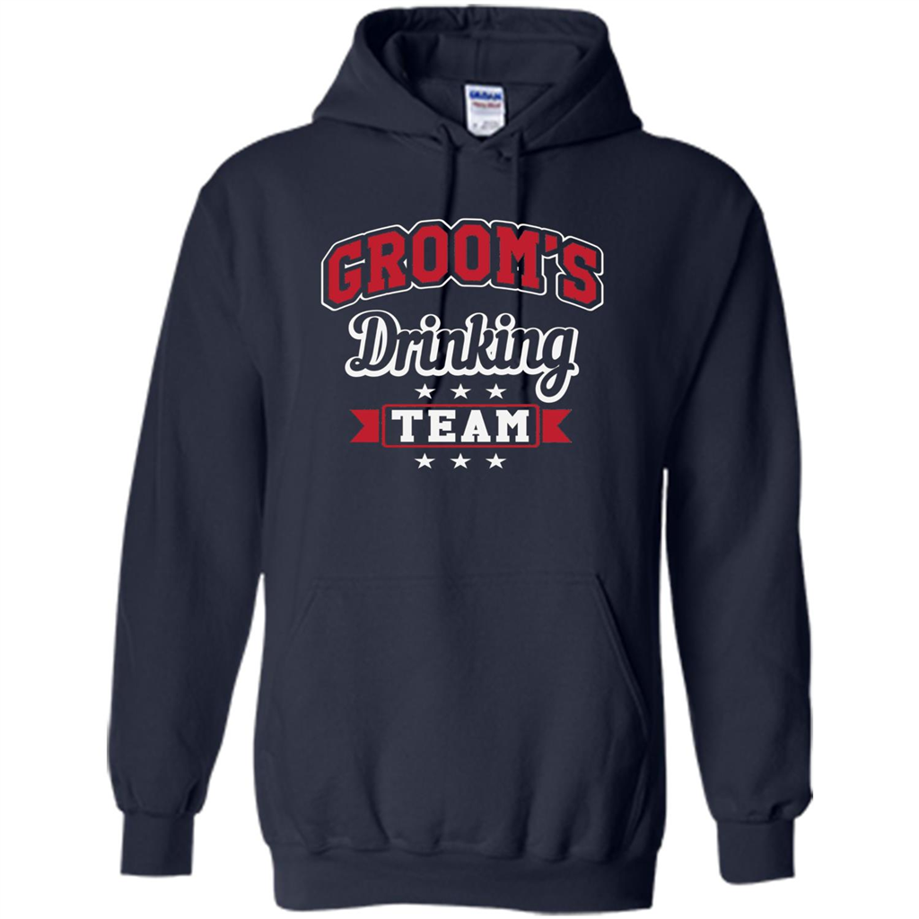 Funny Groom's Drinking Team T-shirt Bachelor Party