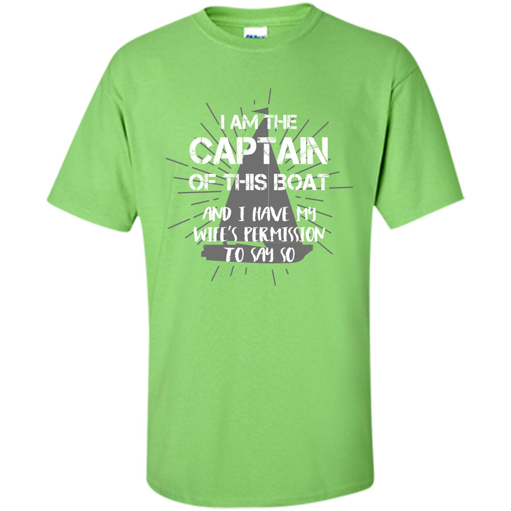 I Am The Captain Of This Boat Lime