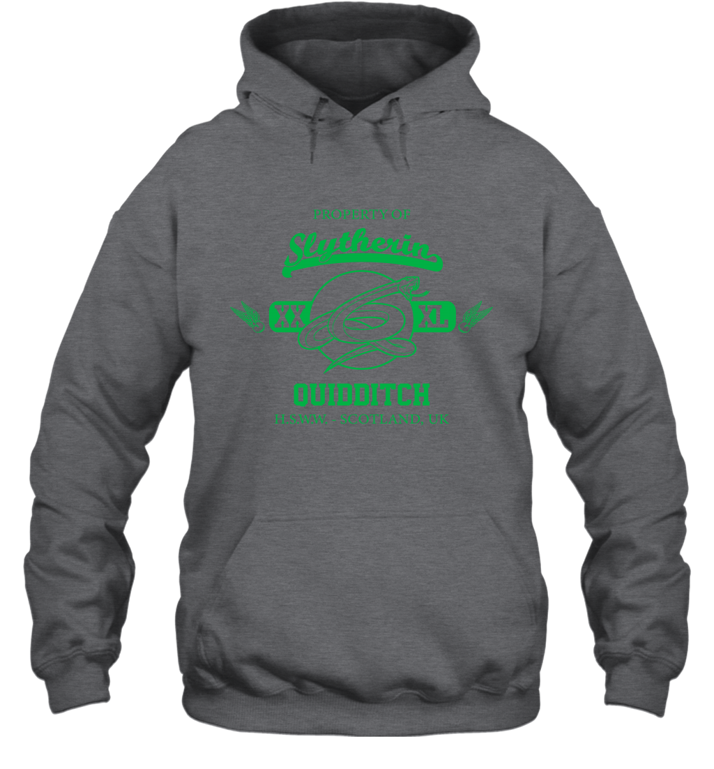 Property Of Slytherin Quidditch Harry Potter Hoodie Hoodie Dark Heather
