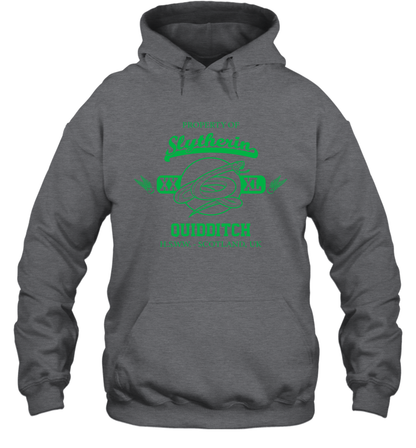 Property Of Slytherin Quidditch Harry Potter Hoodie Hoodie Dark Heather