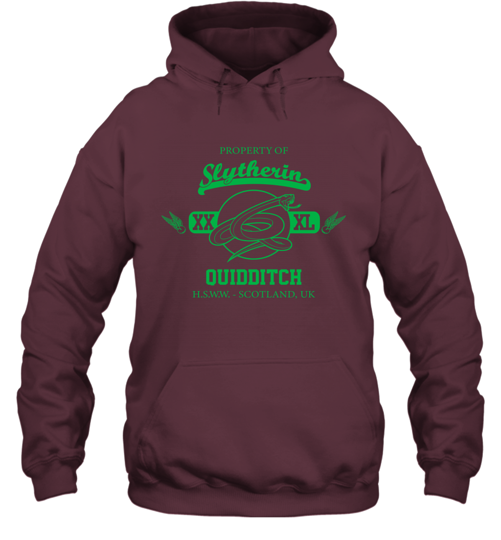 Property Of Slytherin Quidditch Harry Potter Hoodie Hoodie Maroon