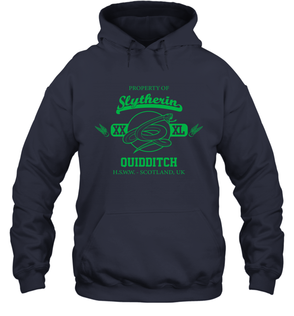 Property Of Slytherin Quidditch Harry Potter Hoodie Hoodie Navy