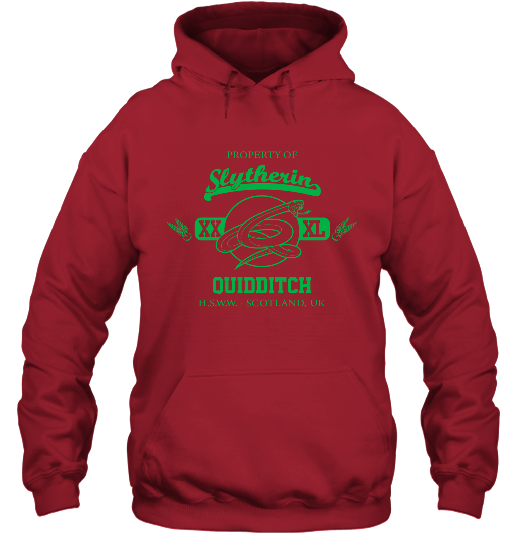 Property Of Slytherin Quidditch Harry Potter Hoodie Hoodie Red