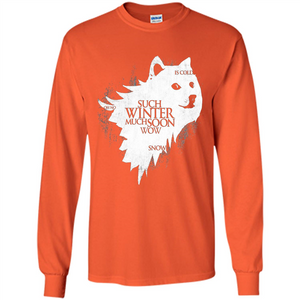 Such Winter Much Soon Dog Wolf T-shirt