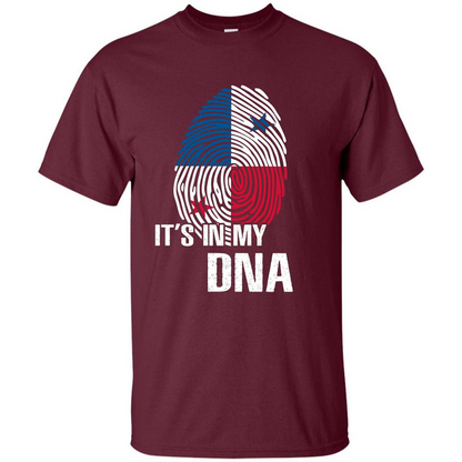 Panama In My DNA T-Shirt Panamanian Pride T-shirt Maroon