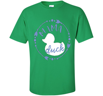 Women's Mama Duck TShirt, Mama Duck Plaid Shirt, Matching Fa shirt Irish Green
