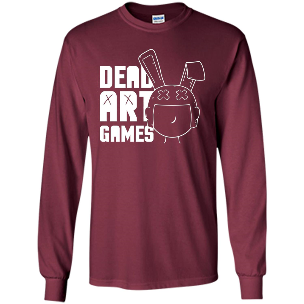 Dead Art Games T-shirt Maroon