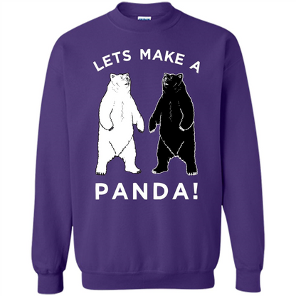 Funny Panda T-shirt Lets Make A Panda T-Shirt Orange