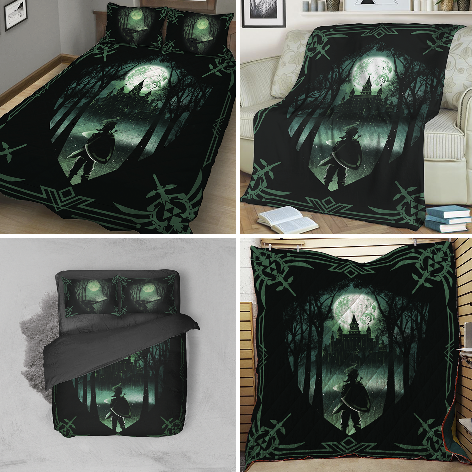 The Legend Of Zelda 3D Quilt Set
