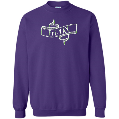 Fri-Yay - Friday T-shirt Purple
