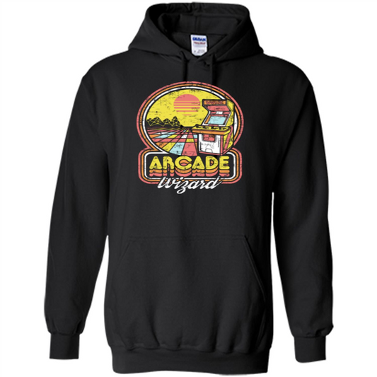 Arcade Wizard T-shirt Game Online Black