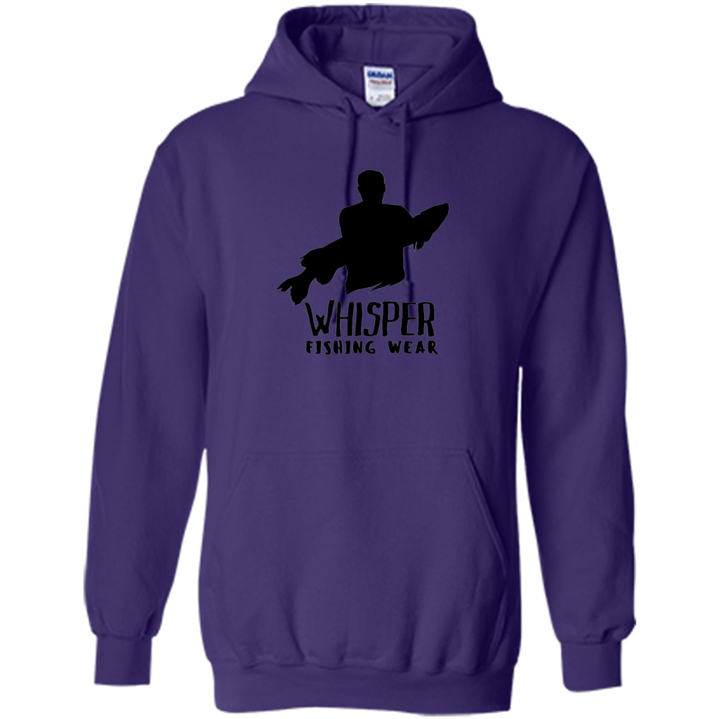 Fishing Lover T-shirt Whisper Fishing Wear Purple