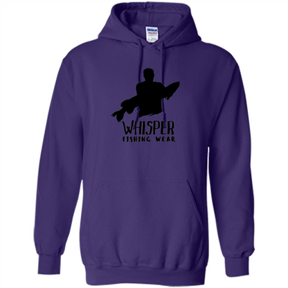Fishing Lover T-shirt Whisper Fishing Wear Purple