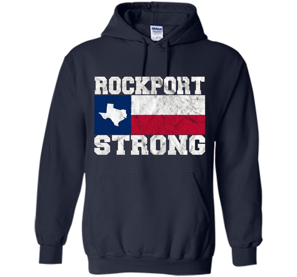 Rockport Strong, Rockport Pride, Rockport Texas T-shirt Navy