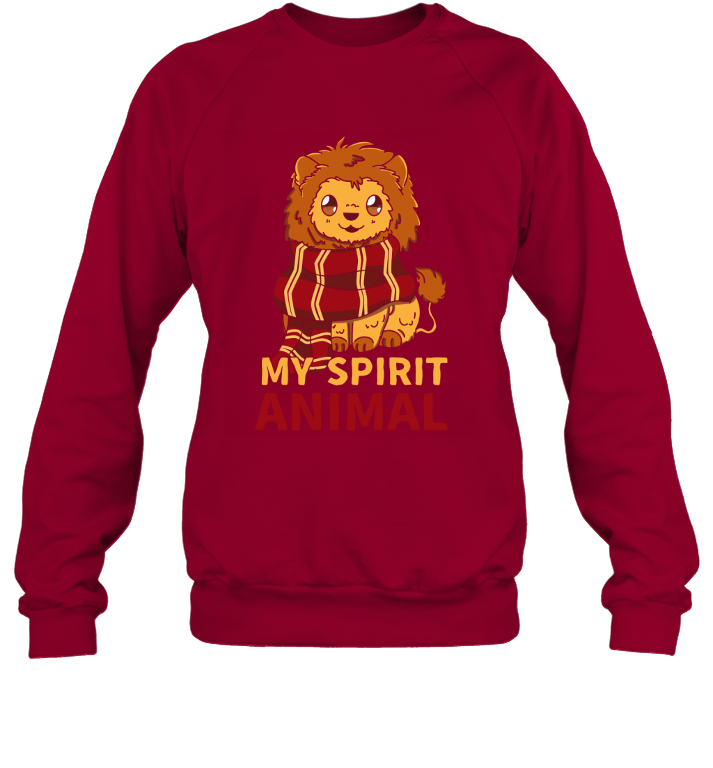 Gryffindor - My Spirit Animal Harry Potter Sweatshirt Sweatshirt Cardinal Red