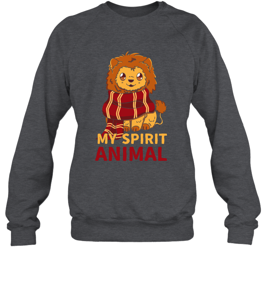 Gryffindor - My Spirit Animal Harry Potter Sweatshirt Sweatshirt Dark Heather