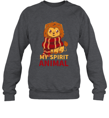 Gryffindor - My Spirit Animal Harry Potter Sweatshirt Sweatshirt Dark Heather