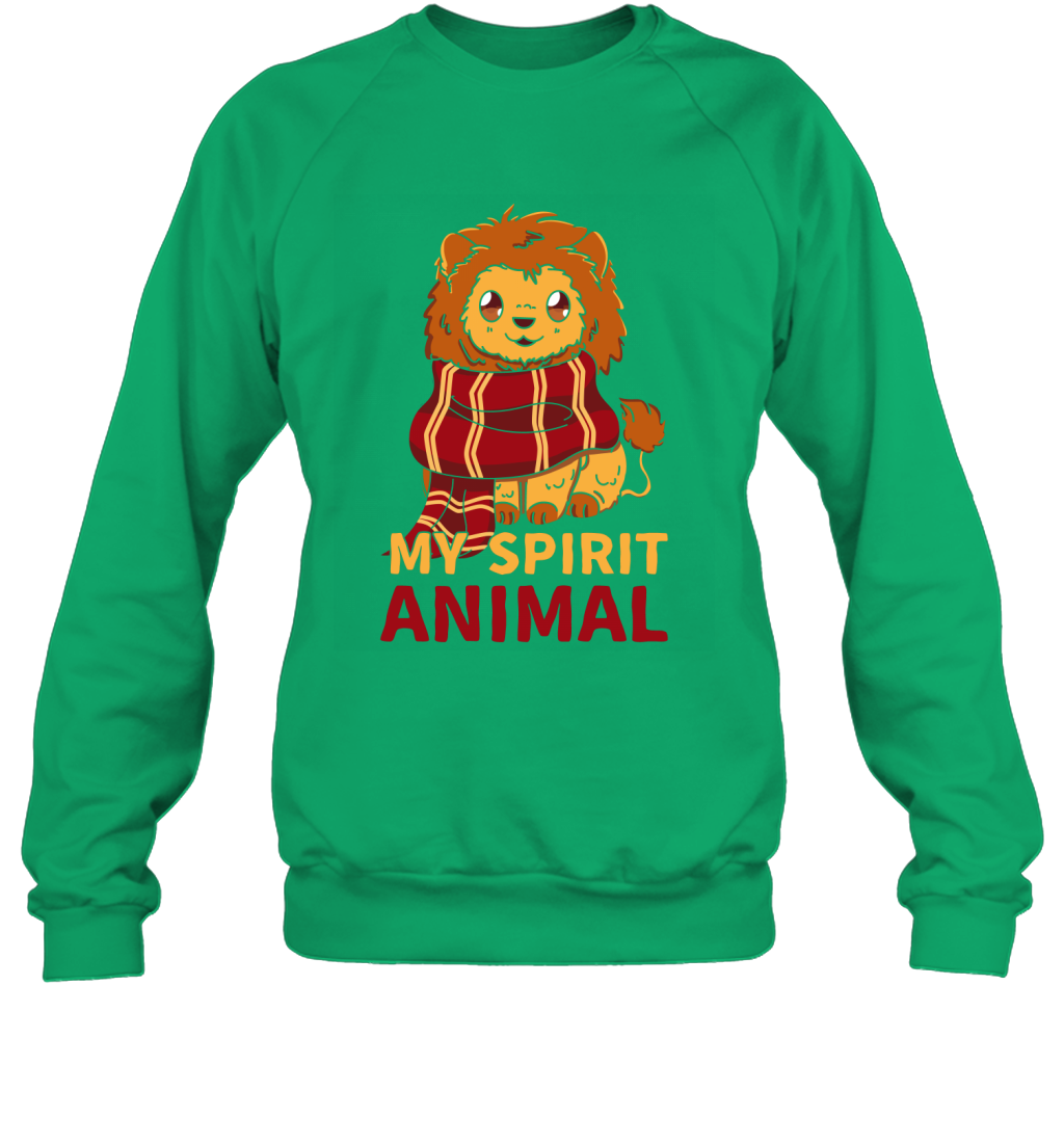 Gryffindor - My Spirit Animal Harry Potter Sweatshirt Sweatshirt Irish Green